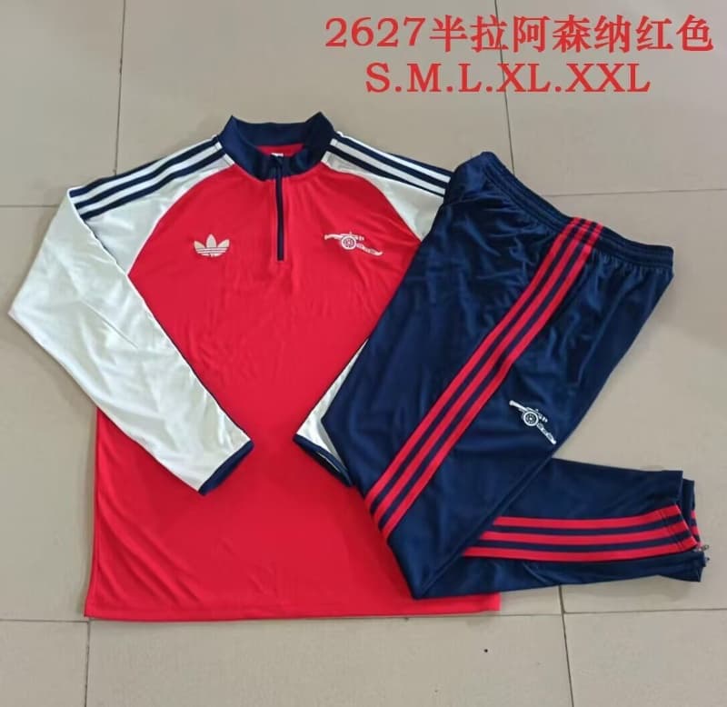 AAA(Thailand) Arsenal 26/27 Red Soccer Tracksuit 03 AAA(Thailand) Arsenal 26/27 Red Soccer Tracksuit 03