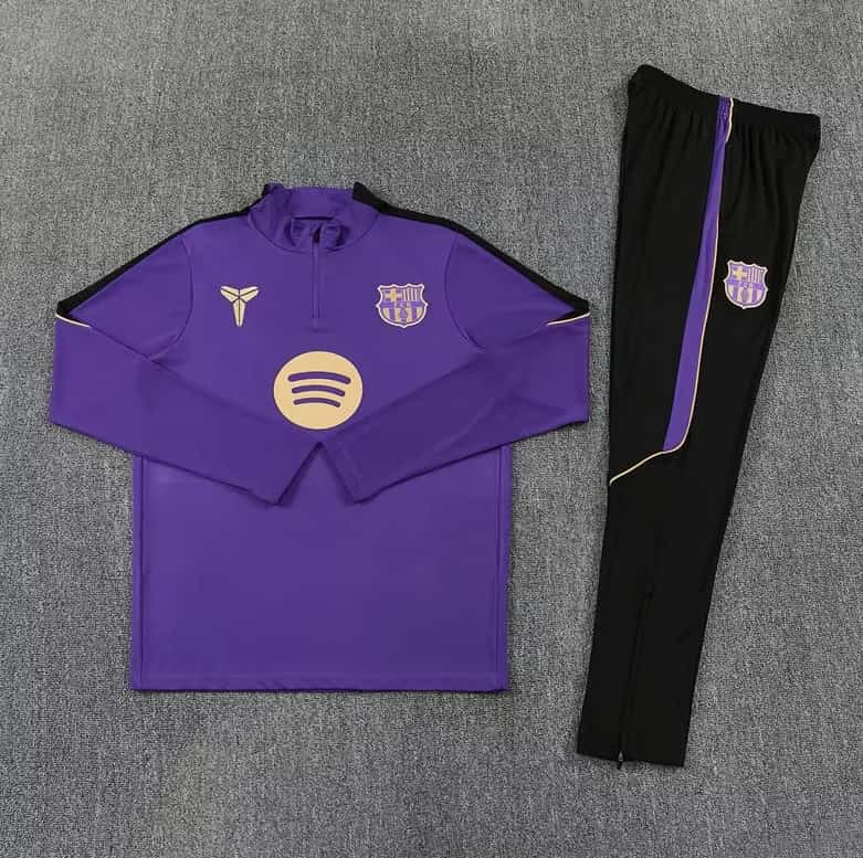 AAA(Thailand) Barcelona 26/27 Purple Soccer Tracksuit AAA(Thailand) Barcelona 26/27 Purple Soccer Tracksuit
