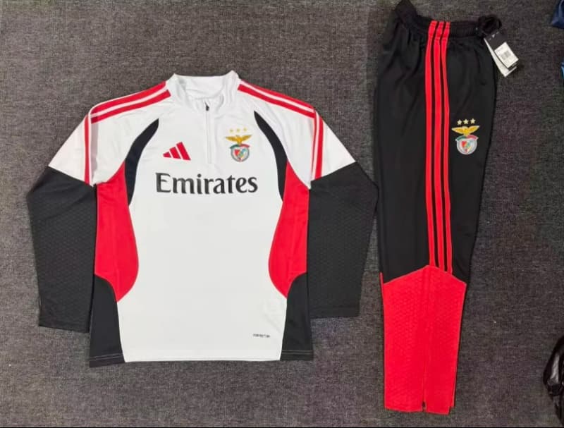 AAA(Thailand) Benfica 26/27 White Soccer Tracksuit AAA(Thailand) Benfica 26/27 White Soccer Tracksuit