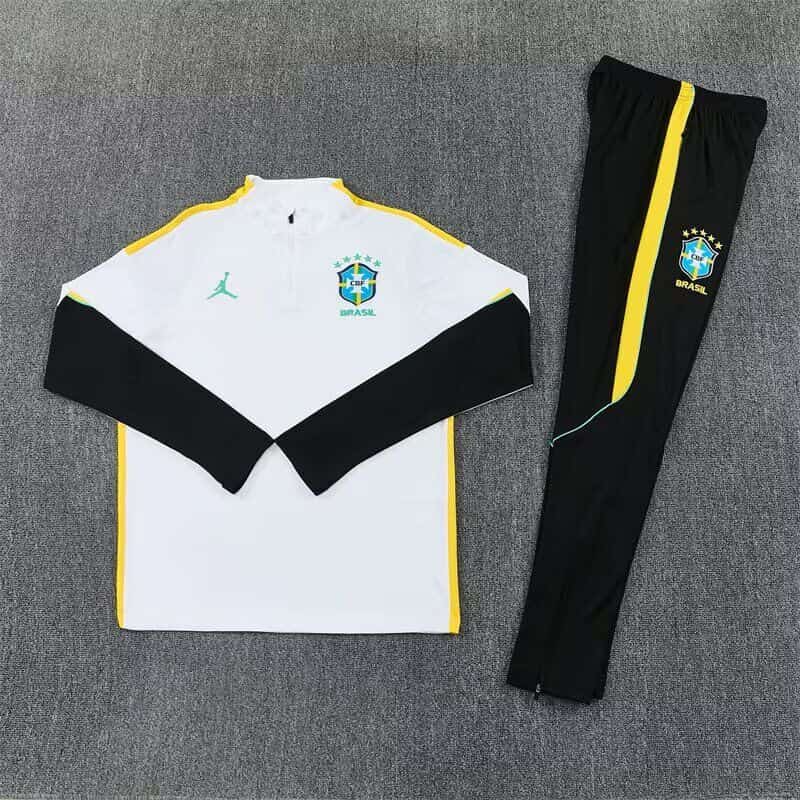 AAA(Thailand) Brazil 2026 White Soccer Tracksuit