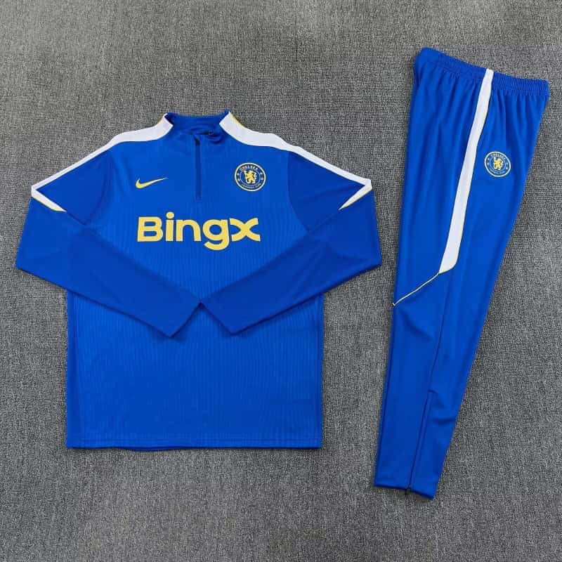 AAA(Thailand) Chelsea 26/27 Blue Soccer Tracksuit