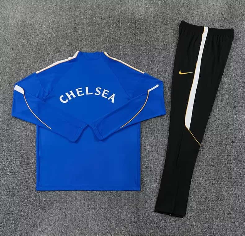 AAA(Thailand) Chelsea 26/27 Blue Soccer Tracksuit 02