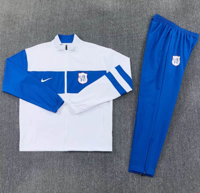 AAA(Thailand) Chelsea 26/27 White Soccer Tracksuit