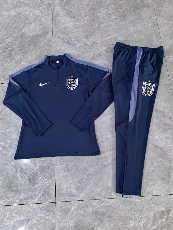 AAA(Thailand) England 2026 Dark Blue Soccer Tracksuit
