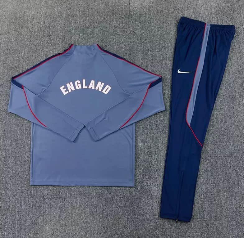 AAA(Thailand) England 2026 Grey Soccer Tracksuit