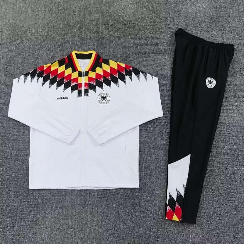 AAA(Thailand) Germany 2026 White Soccer Tracksuit 02 AAA(Thailand) Germany 2026 White Soccer Tracksuit 02