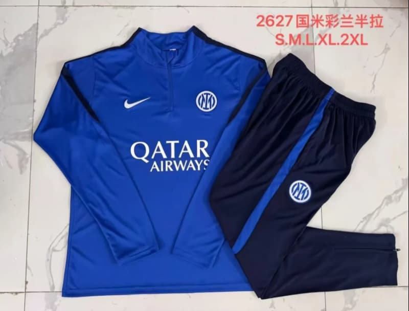 AAA(Thailand) Inter Milan 26/27 Blue Soccer Tracksuit 02 AAA(Thailand) Inter Milan 26/27 Blue Soccer Tracksuit 02