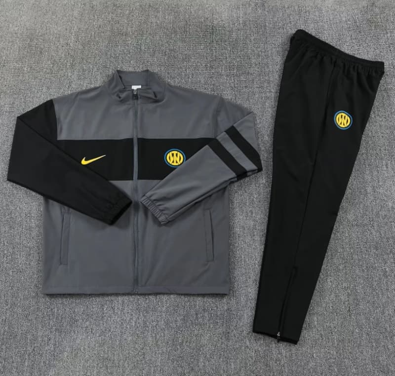 AAA(Thailand) Inter Milan 26/27 Grey Soccer Tracksuit AAA(Thailand) Inter Milan 26/27 Grey Soccer Tracksuit