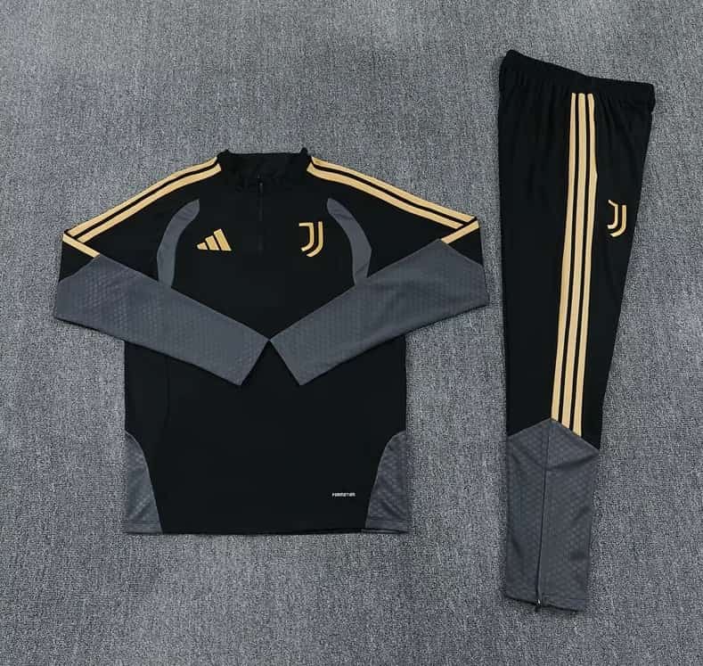 AAA(Thailand) Juventus 26/27 Black Soccer Tracksuit AAA(Thailand) Juventus 26/27 Black Soccer Tracksuit