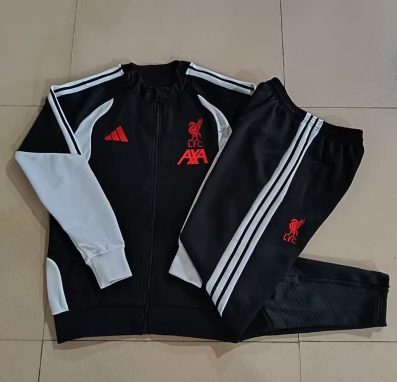 AAA(Thailand) Liverpool 26/27 Black Soccer Tracksuit AAA(Thailand) Liverpool 26/27 Black Soccer Tracksuit