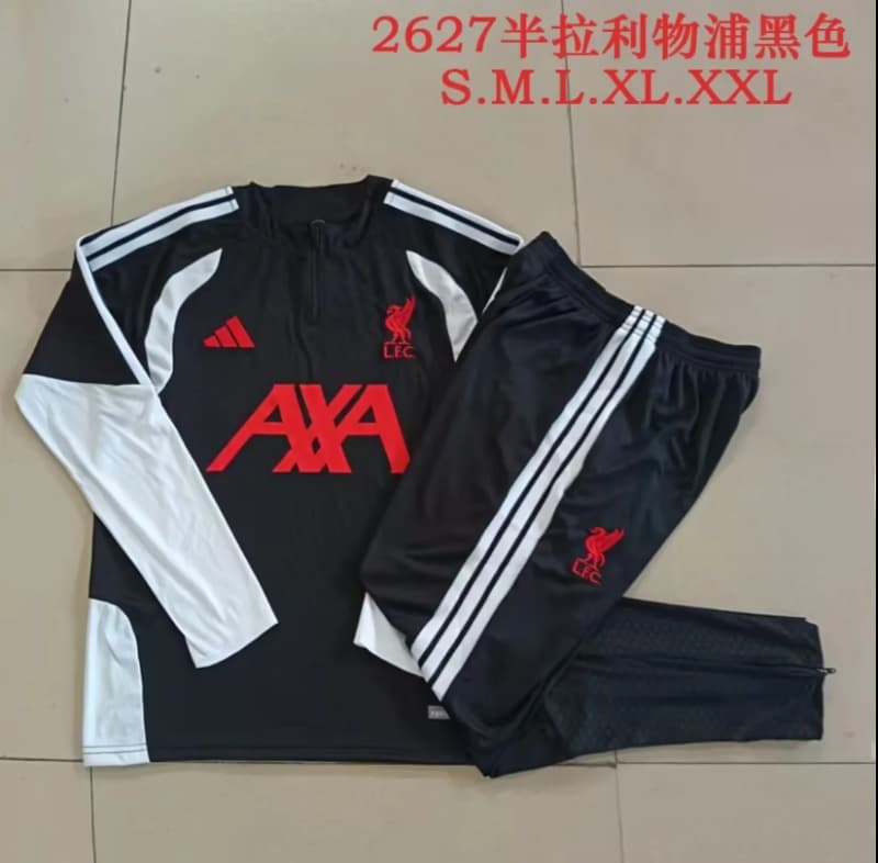 AAA(Thailand) Liverpool 26/27 Black Soccer Tracksuit 02 AAA(Thailand) Liverpool 26/27 Black Soccer Tracksuit 02