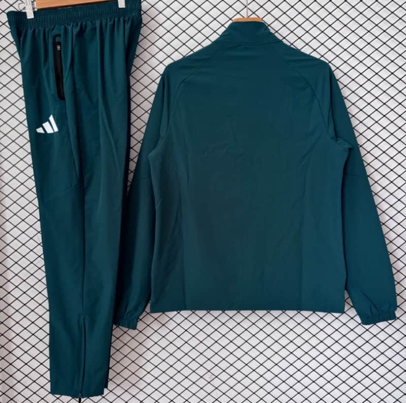 AAA(Thailand) Mexico 2026 Green Soccer Tracksuit 02