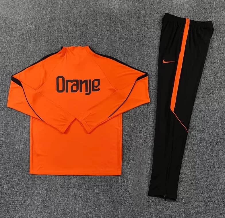 AAA(Thailand) Netherlands 2026 Orange Soccer Tracksuit