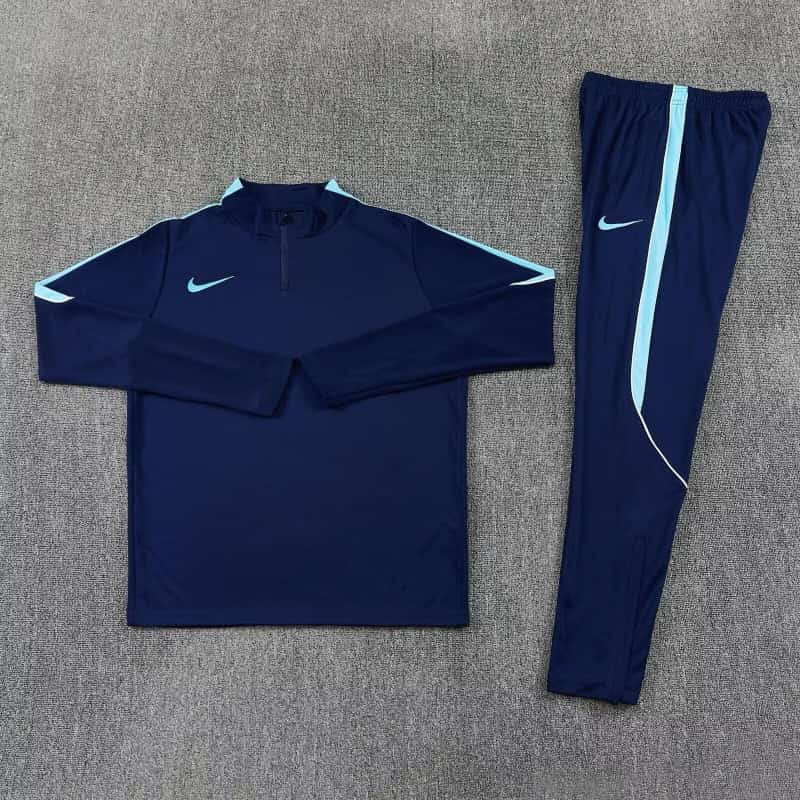 AAA(Thailand) Nike 2026 Dark Blue Soccer Tracksuit AAA(Thailand) Nike 2026 Dark Blue Soccer Tracksuit