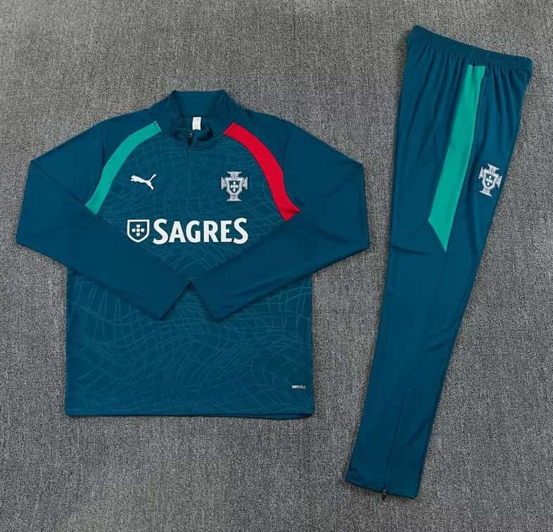 AAA(Thailand) Portugal 2026 Green Soccer Tracksuit