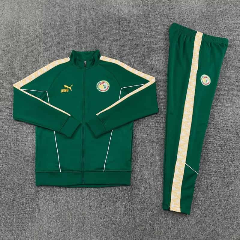 AAA(Thailand) Senegal 2026 Green Soccer Tracksuit 04 AAA(Thailand) Senegal 2026 Green Soccer Tracksuit 04