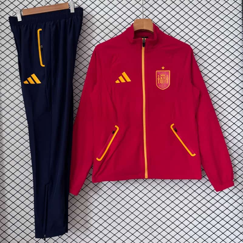 AAA(Thailand) Spain 2026 Red Soccer Tracksuit AAA(Thailand) Spain 2026 Red Soccer Tracksuit