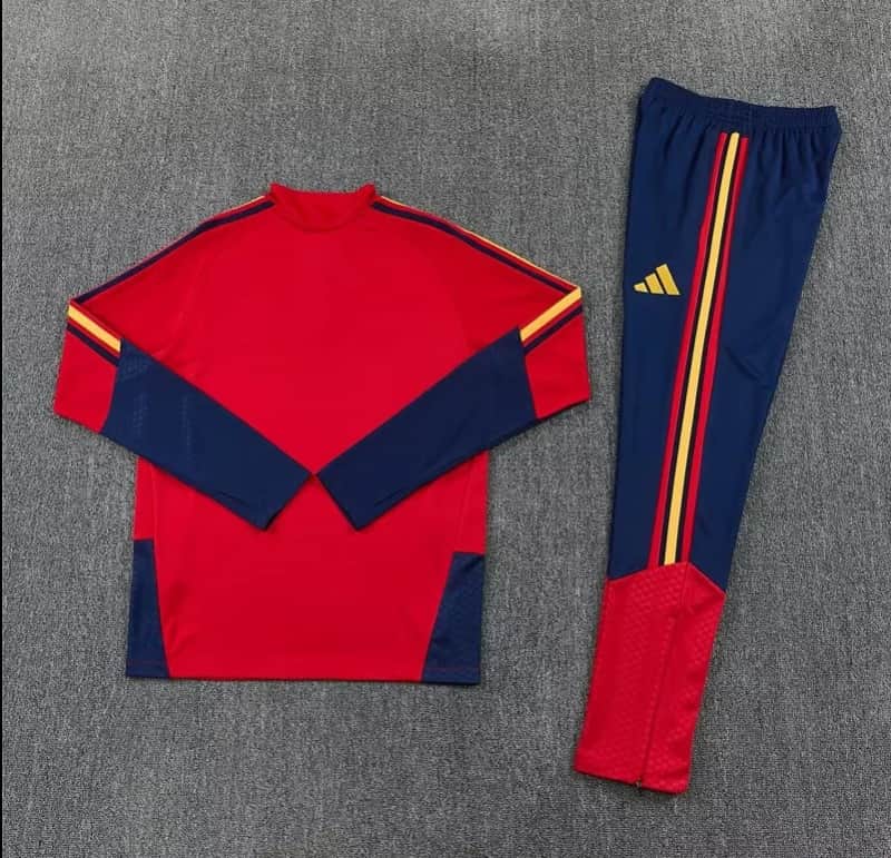 AAA(Thailand) Spain 2026 Red Soccer Tracksuit 02