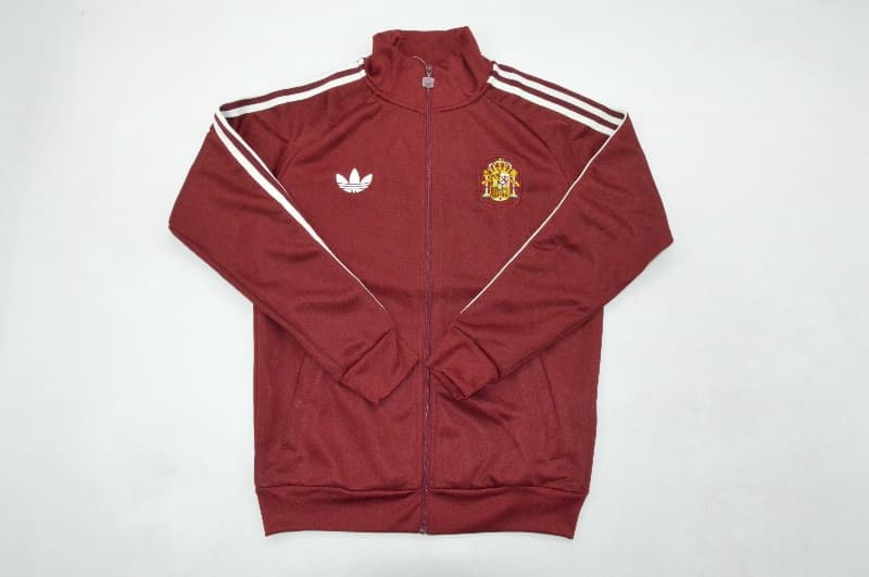 AAA(Thailand) Spain 2026 Red Soccer Tracksuit 03