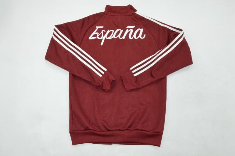 AAA(Thailand) Spain 2026 Red Soccer Tracksuit 03