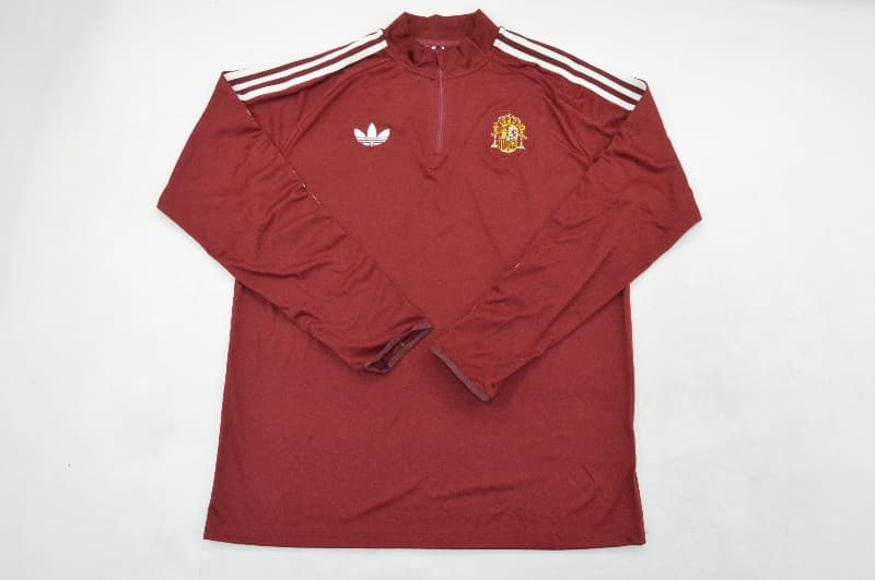 AAA(Thailand) Spain 2026 Red Soccer Tracksuit 04