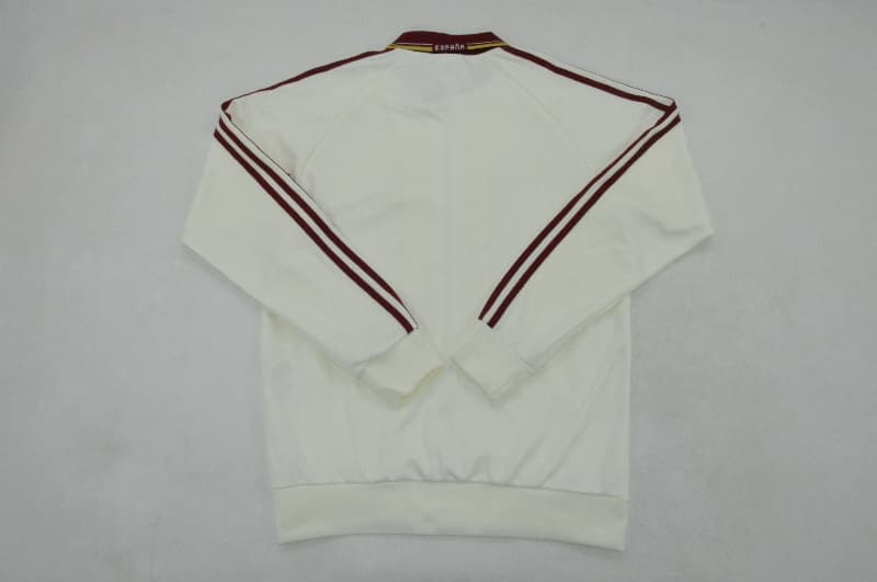 AAA(Thailand) Spain 2026 White Soccer Tracksuit 02