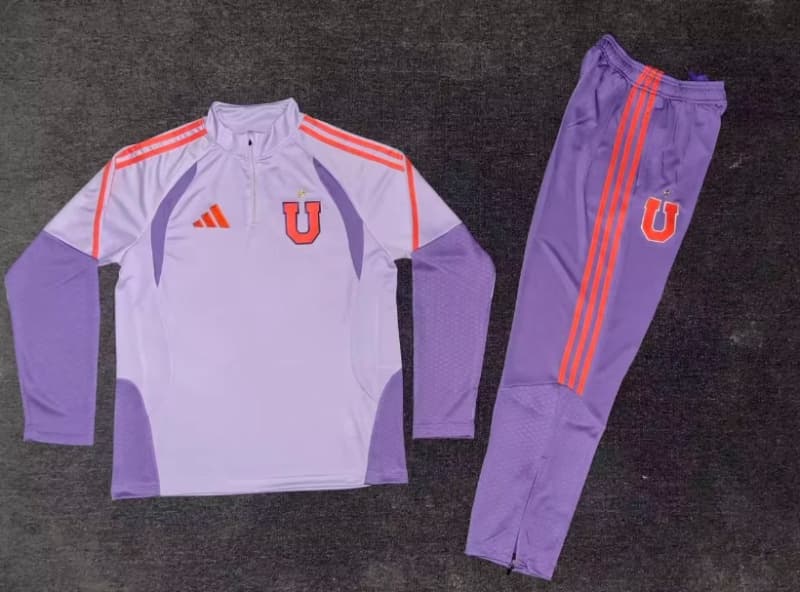 AAA(Thailand) Universidad Chile 2026 Purple Soccer Tracksuit