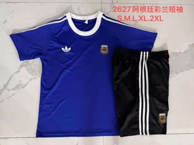 AAA(Thailand) Argentina 2026 Blue Soccer Training Sets AAA(Thailand) Argentina 2026 Blue Soccer Training Sets