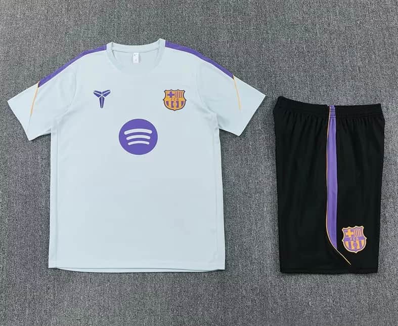AAA(Thailand) Barcelona 26/27 Grey Soccer Training Sets AAA(Thailand) Barcelona 26/27 Grey Soccer Training Sets