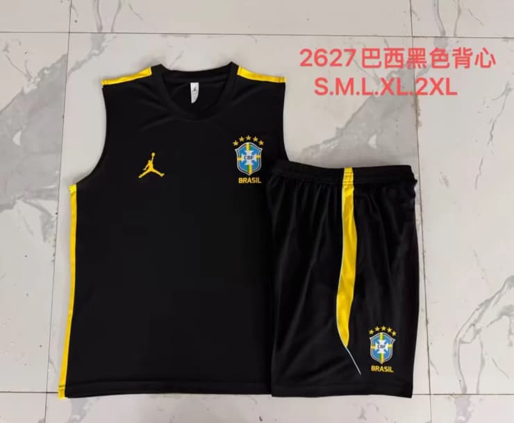 AAA(Thailand) Brazil 2026 Black Soccer Training Sets 02 AAA(Thailand) Brazil 2026 Black Soccer Training Sets 02