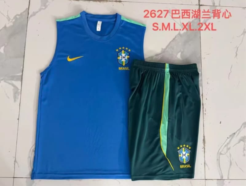 AAA(Thailand) Brazil 2026 Blue Soccer Training Sets 02 AAA(Thailand) Brazil 2026 Blue Soccer Training Sets 02