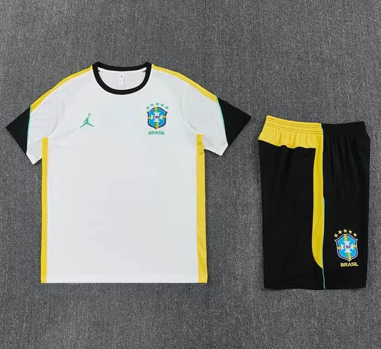 AAA(Thailand) Brazil 2026 White Soccer Training Sets AAA(Thailand) Brazil 2026 White Soccer Training Sets