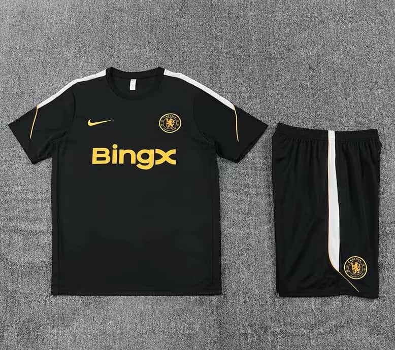 AAA(Thailand) Chelsea 26/27 Black Soccer Training Sets