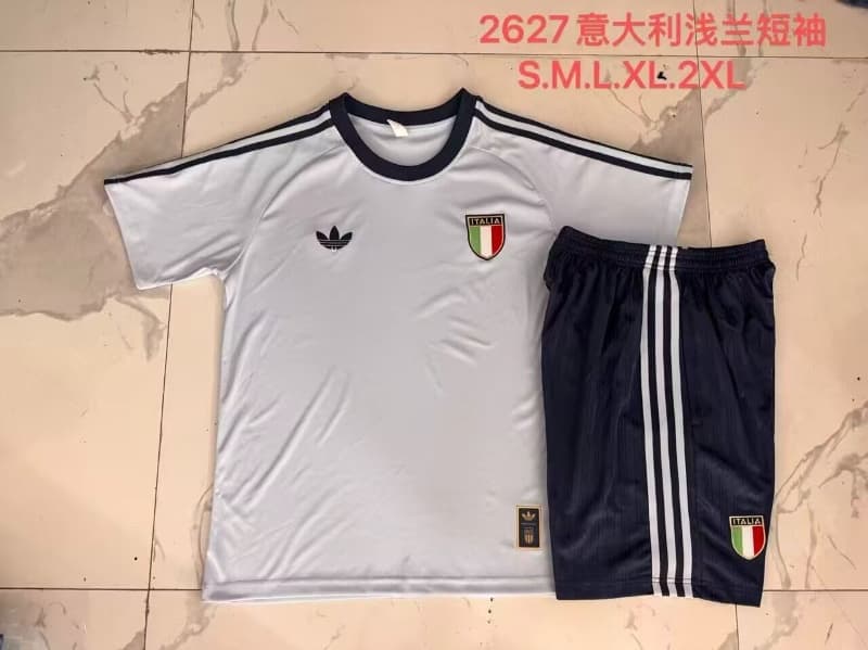AAA(Thailand) Italy 2026 Light Blue Soccer Training Sets