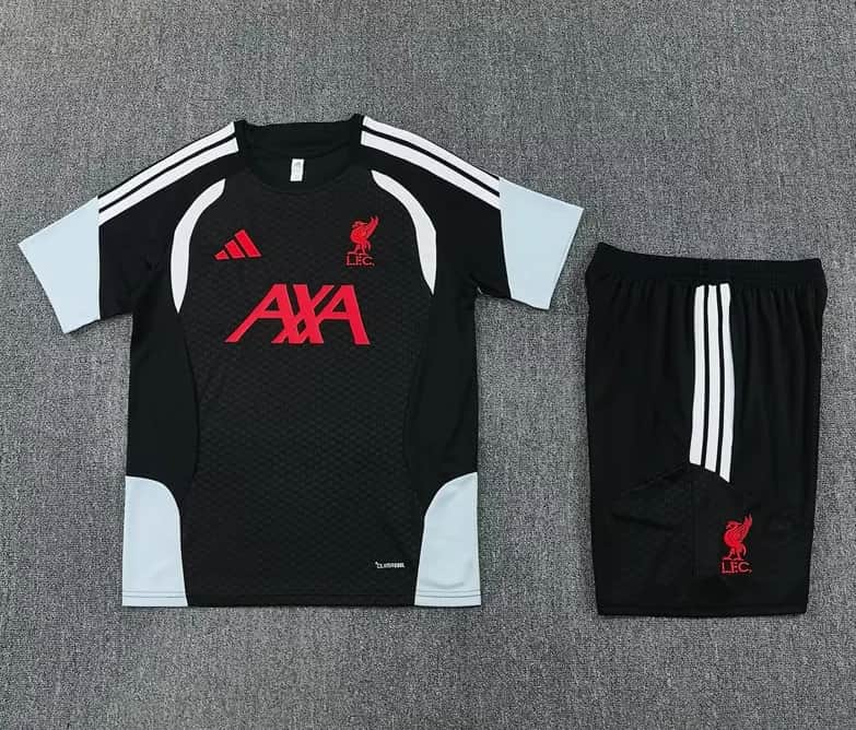 AAA(Thailand) Liverpool 26/27 Black Soccer Training Sets 02