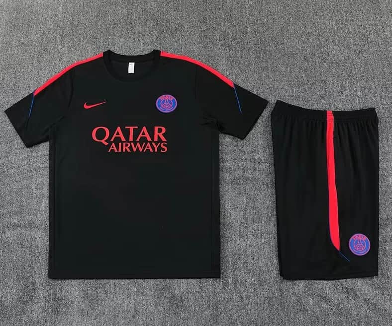 AAA(Thailand) Paris St German 26/27 Black Soccer Training Sets