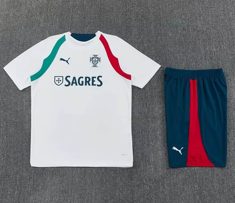 AAA(Thailand) Portugal 2026 White Soccer Training Sets AAA(Thailand) Portugal 2026 White Soccer Training Sets