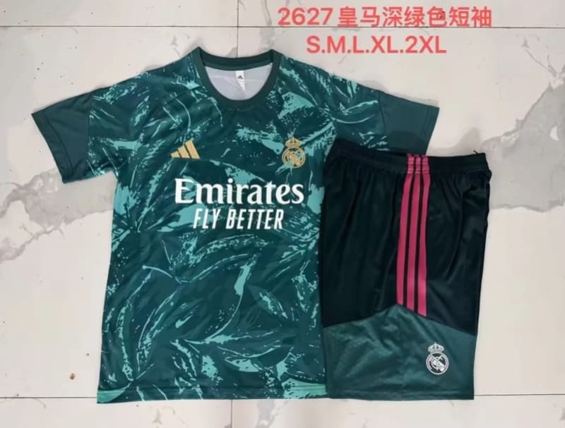 AAA(Thailand) Real Madrid 26/27 Green Soccer Training Sets 02 AAA(Thailand) Real Madrid 26/27 Green Soccer Training Sets 02