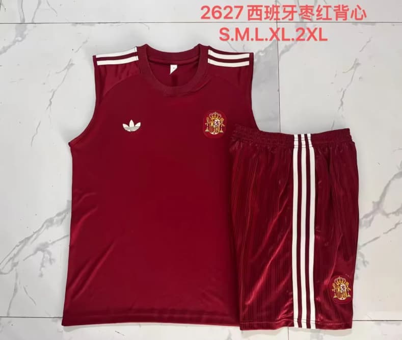 AAA(Thailand) Spain 2026 Red Soccer Training Sets 02 AAA(Thailand) Spain 2026 Red Soccer Training Sets 02