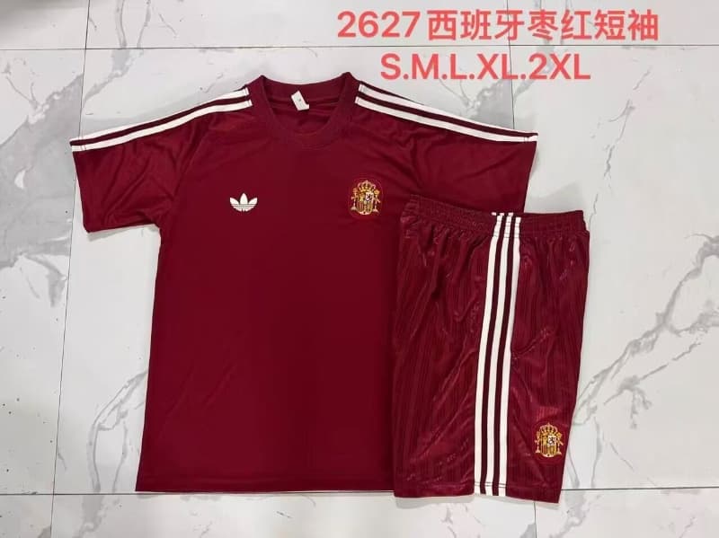 AAA(Thailand) Spain 2026 Red Soccer Training Sets 03 AAA(Thailand) Spain 2026 Red Soccer Training Sets 03