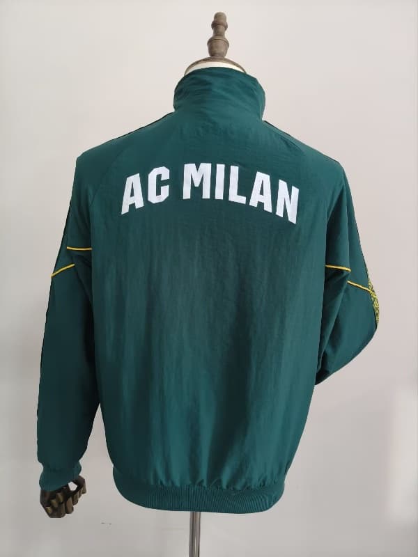 AAA(Thailand) AC Milan 26/27 Green Soccer Windbreaker