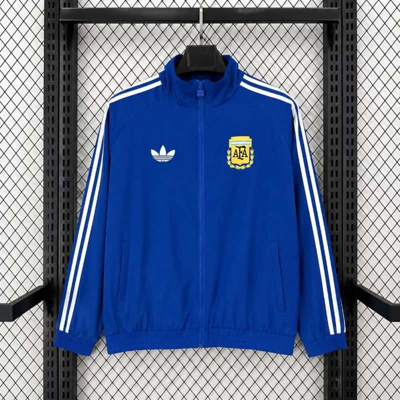 AAA(Thailand) Argentina 2026 Blue Soccer Windbreaker AAA(Thailand) Argentina 2026 Blue Soccer Windbreaker