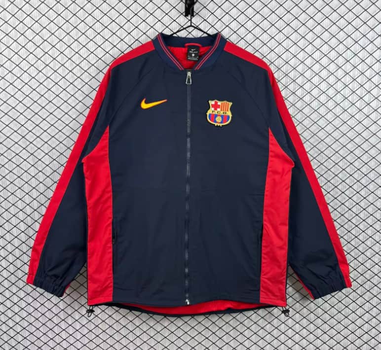AAA(Thailand) Barcelona 26/27 Dark Blue Soccer Windbreaker