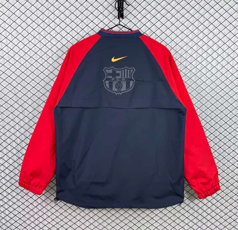 AAA(Thailand) Barcelona 26/27 Dark Blue Soccer Windbreaker