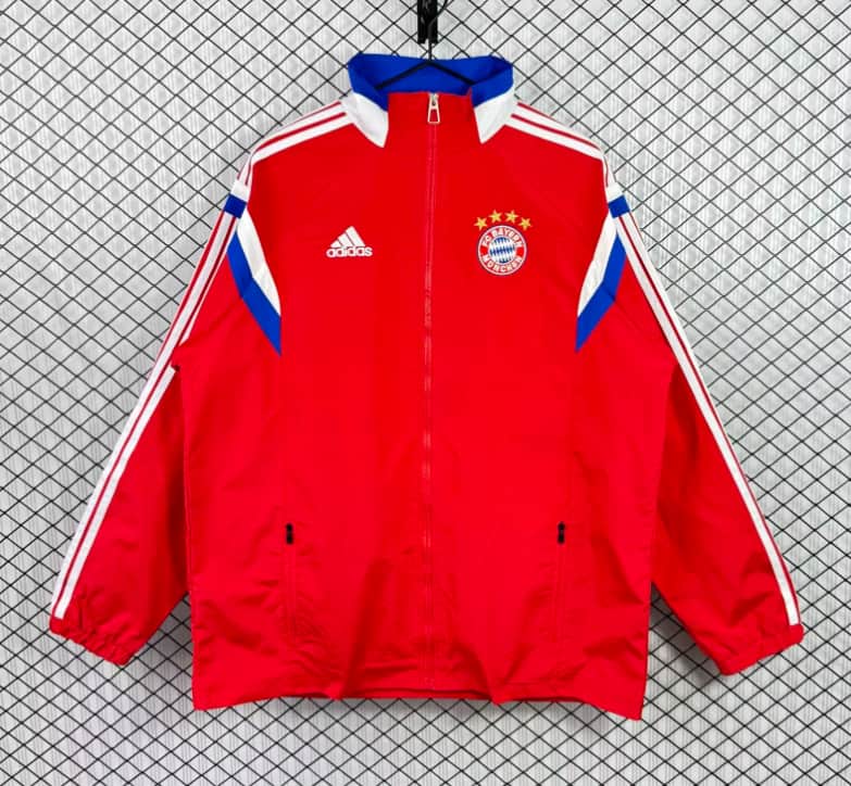 AAA(Thailand) Bayern Munich 2014/15 Red Soccer Windbreaker AAA(Thailand) Bayern Munich 2014/15 Red Soccer Windbreaker