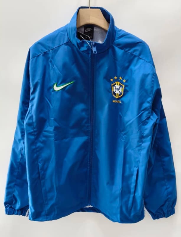 AAA(Thailand) Brazil 1998 Blue Soccer Windbreaker