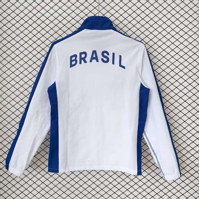 AAA(Thailand) Brazil 1998 White Soccer Windbreaker