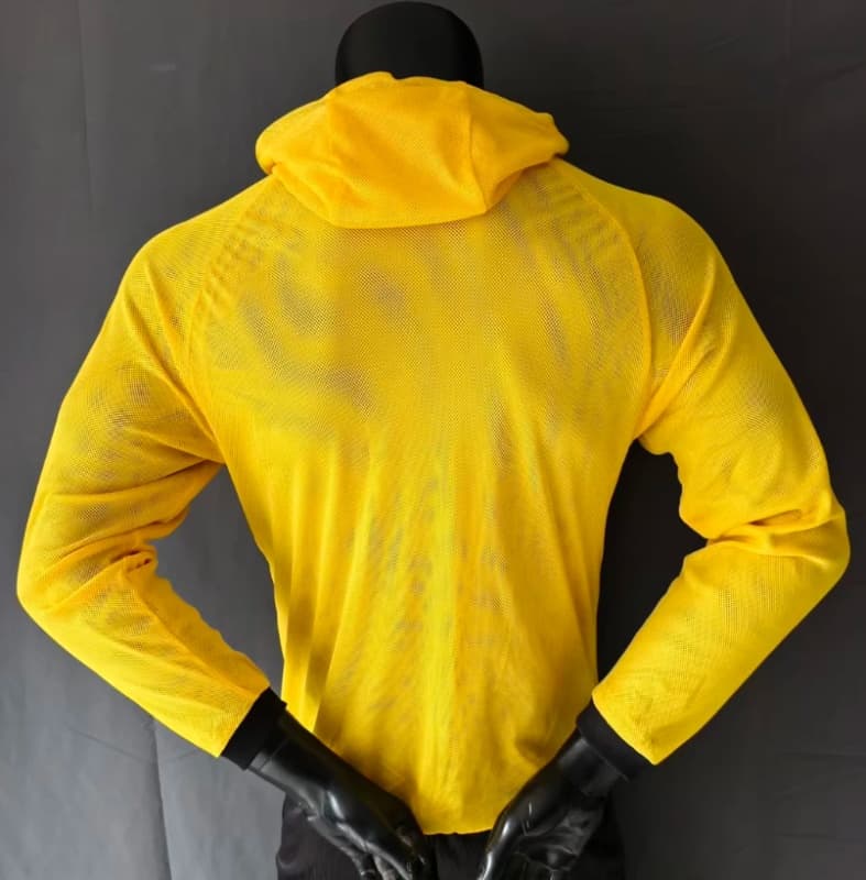 AAA(Thailand) Brazil 2026 Yellow Soccer Windbreaker 02