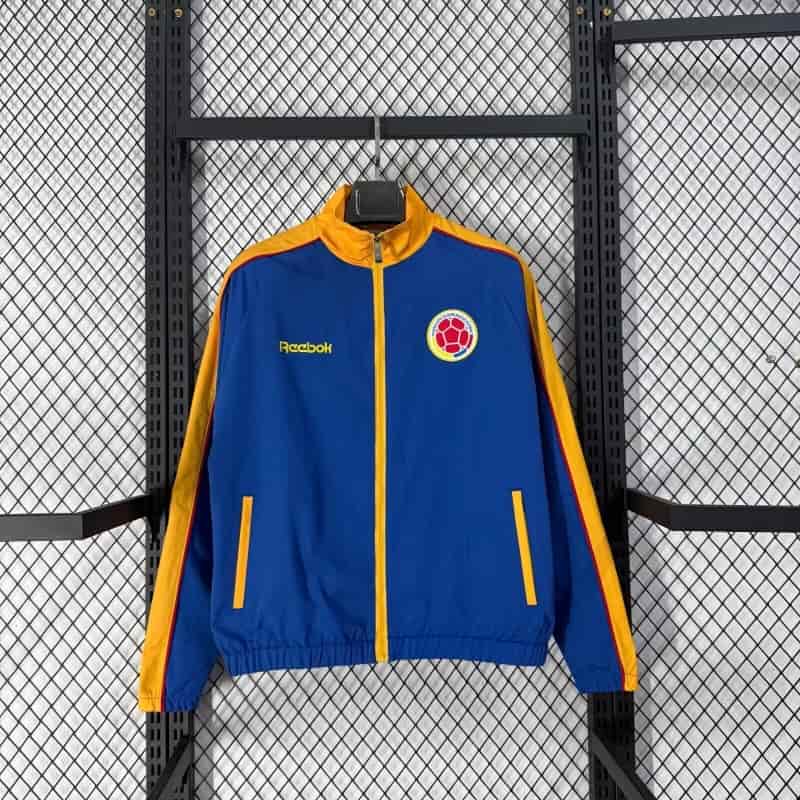 AAA(Thailand) Colombia 2026 Blue Soccer Windbreaker 02 AAA(Thailand) Colombia 2026 Blue Soccer Windbreaker 02