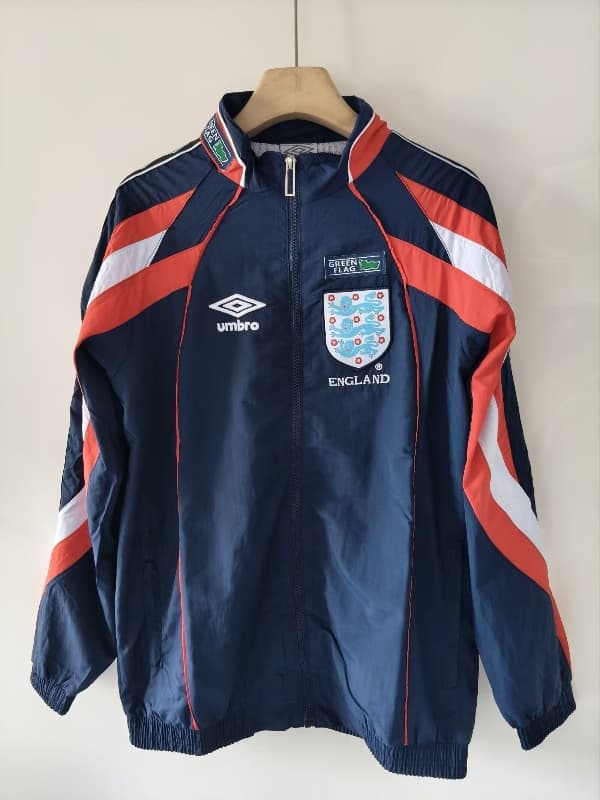 AAA(Thailand) England 2026 Dark Blue Soccer Windbreaker